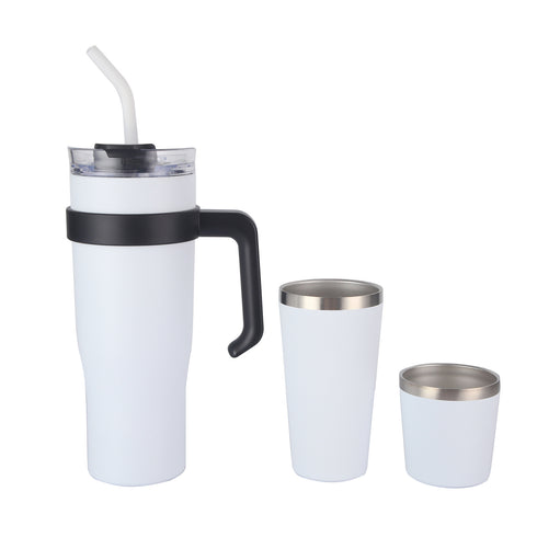 Stanley Quencher 40Oz Car Cup Suit Outdoor Sports Belt Handle, Insulated Stainless Steel Cup | BPA-Free |